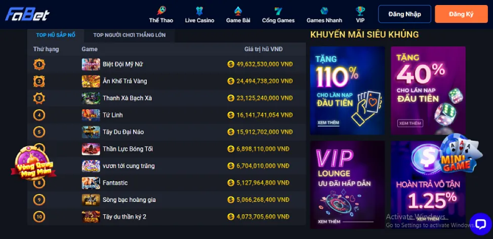 Kho trò chơi đa dạng của 85win